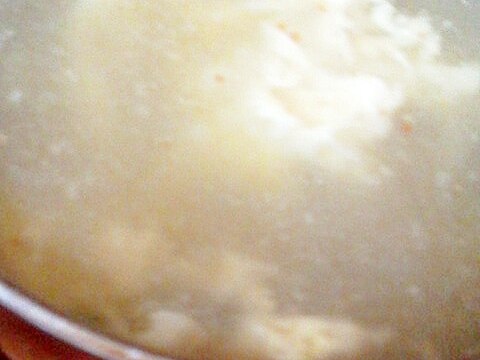 焼きささみの中華スープ
